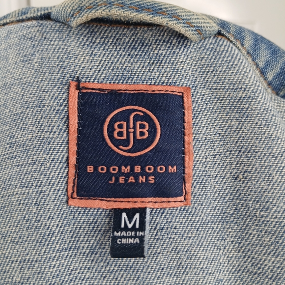 Boom Boom Jeans Light Blue Denim Jacket - Picture 2 of 3
